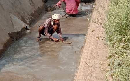 भृष्टाचार का जीता जागता उदाहरण मैनूपुर पम्प कैनाल का निर्माण