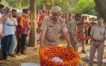 होमगार्ड जबान की चुनाव ड्यूटी से लौटते समय रास्ते मे हुई मौत।