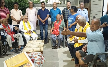 बुजुर्ग बोझ नहीं परिवार व समाज की होते हैं विरासत:-राजीव पाठक