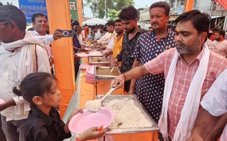 बड़े मंगलवार पर विशाल भंडारे का हुआ आयोजन