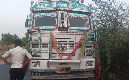 बगैर प्रपत्रों अवैध बालू लदे ओवरलोड ट्रक को पकड़ कर किया सीज