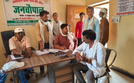 ग्राम पंचायत बरहा में शिकायत पर खंड विकास अधिकारी ने किया निरीक्षण