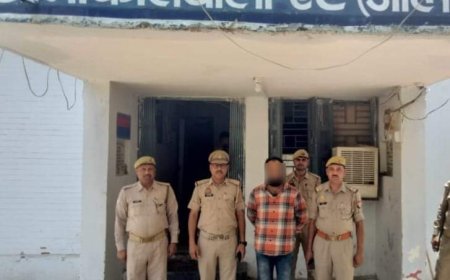 एट पुलिस ने 50000 के इनामियां बदमाश को किया गिरफ्तार