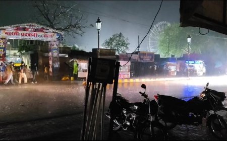 बारिश होने से भीषण गर्मी से मिली लोगों को राहत