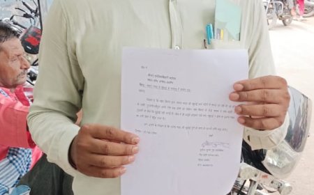 मलंगा नाला की खुदाई पूर्ण कराने के लिए एस डी एम को दिया पत्र