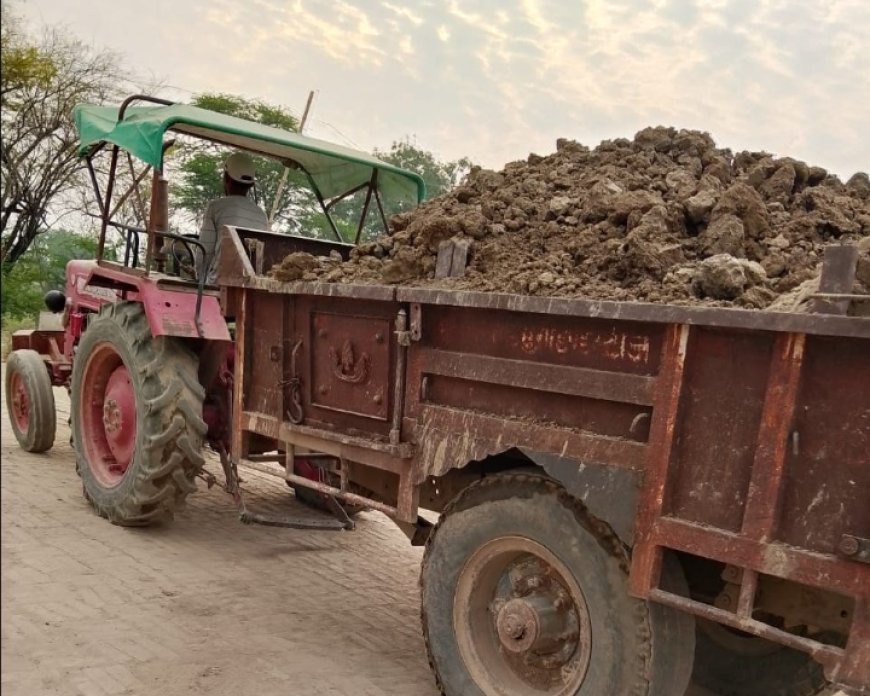 जनपद के क्षेत्र में अवैध मिट्टी खनन का धंधा जोरों पर