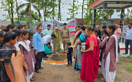 विधायक ने पौधा रोपण कर किया वन महोत्सव का आगाज़