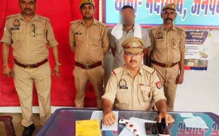 अवैध तमंचे के साथ एक को गिरफ्तार कर भेजा जेल