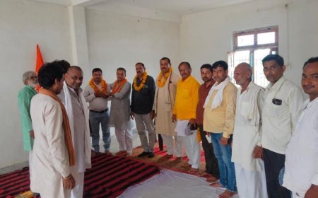 भारतीय किसान संघ ब्लाक रामपुरा की बैठक निर्वाचन अधिकारीयों की अध्यक्षता में हुई संपन्न