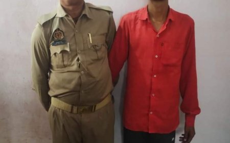 कोटरा पुलिस ने गैंगस्टर एक्ट में बांछित अभियुक्त को किया गिरफ्तार
