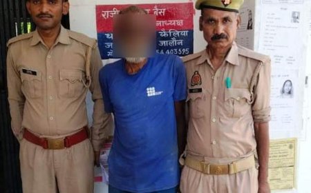 कैलिया पुलिस ने एक वारंटी को गिरफ्तार कर भेजा जेल