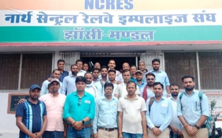 आज अनेकों रेल कर्मचारियो ने नॉर्थ सेंट्रल रेलवे एम्पलाईज संघ की सदस्यता ग्रहण