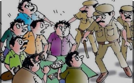 सार्वजनिक स्थान में हारजीत की बाजी लगाते सटोरिया गिरफ्तार