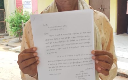 अवैध कब्जा करने से रोके जाने के लिए एस डी एम को दिया पत्र