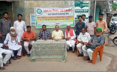 जीएसटी के बारे जागरूकता पैदा करने के लिए राज्य कर विभाग ने लगाया कैम्प