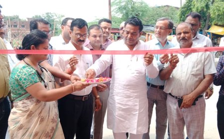 आयुष आपके द्वार शिविर का क्षेत्रीय विधायक ने फीता काटकर किया शुभारंभ