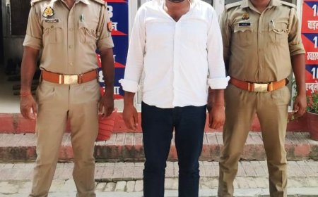 थाना इनायतनगर पुलिस टीम द्वारा 01 नफर वांछित अभियुक्त गिरफ्तार