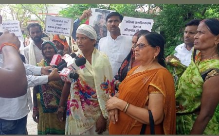 खेत पर चारा काट रही महिला के साथ दबंगों ने गालीगलौज कर सिर में मारी लोहे की राड