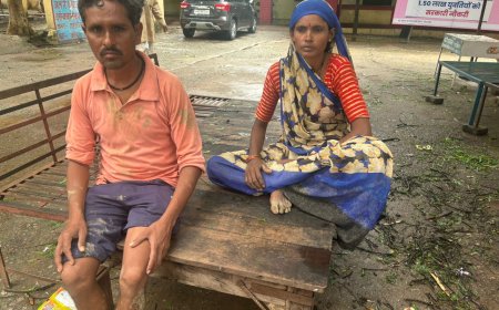 गाली देने से मना करने पर पति-पत्नी की लाठी डंडों से की मारपीट