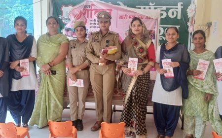 मिशन शक्ति अभियान के तहत छात्राओं को किया गया जागरूक