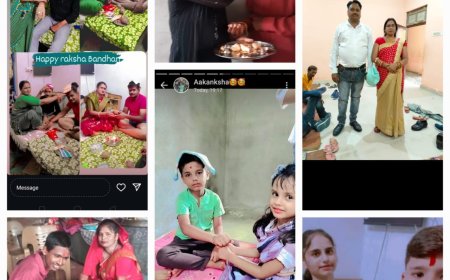 बहना ने भाई की कलाई पर प्यार बांधा है, प्यार के दो तारों से संसार बांधा है