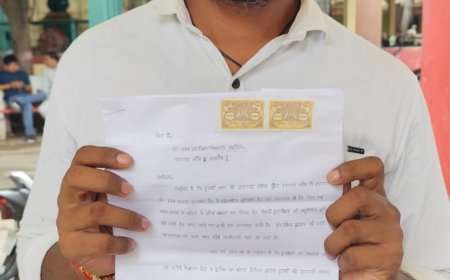 कब्जा हटवाए जाने की एस डी एम से लगाई गुहार