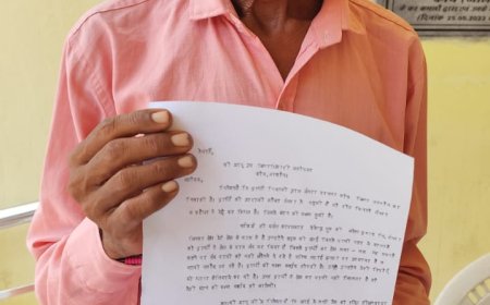 खेत के भरे पानी की निकासी को ज़ेड़ लगाकर किया बंद