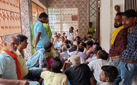 बड़ी पूजा को लेकर बैठक का हुआ आयोजन, लोगों को बांटी गई जिम्मेदारियां