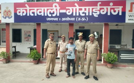 सुल्तानपुर के युवक की गिरफ्तारी, 12 घंटे के भीतर हत्या का खुलासा।