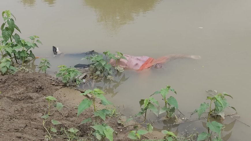 ग्राम चांदनी निवासी लापता युबक का शव ताहरपुरा के पास नहर में उतराता मिला