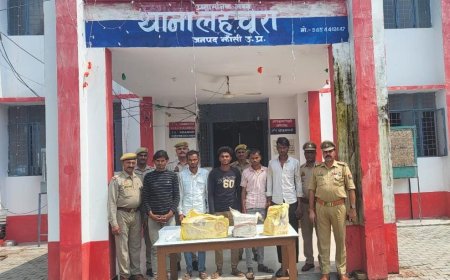 लहचूरा पुलिस ने पांच अभियुक्तों को चोरी के माल,अवैध असलाह व कारतूस सहित किया गिरफ्तार