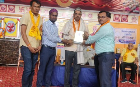 भारत विकास परिषद ने सरस्वती विद्या मंदिर में शिक्षक दिवस पर शिक्षकों को किया सम्मानित