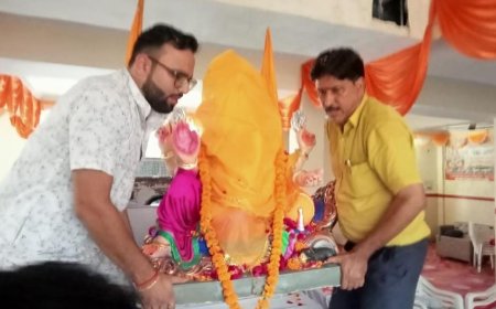 तीनों लोक के देवाधिदेव प्रथम पूज्य गजानन का हुआ आगमन