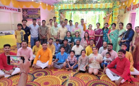 श्याम पैलेस के गणेश पण्डाल में श्याम पैलेस के राजा का हुआ अभिषेक