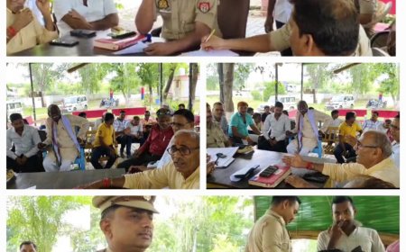 नवागुंतक थाना प्रभारी विजय कुमार पांडेय की अध्यक्षता मे पीस कमेटी बैठक संपन्न