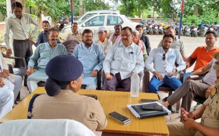 बारावफ़ात को लेकर हुई शांति समिति बैठक,सौहार्द के साथ निकाले जुलूस - सी ओ अर्चना सिंह