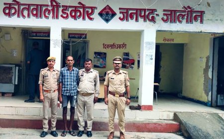 डकोर पुलिस ने एक वारंटी को गिरफ्तार कर भेजा जेल