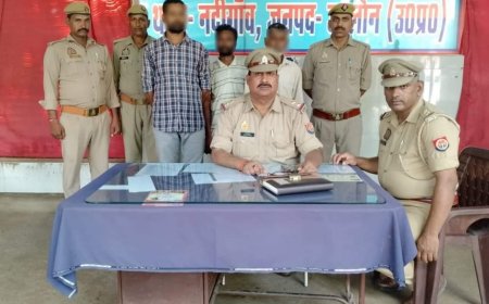 नदीगांव पुलिस ने भैंस चोरी का किया सफल अनावरण, 3 चोर गिरफ्तार