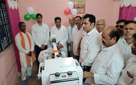 सामुदायिक स्वास्थ्य केन्द्र में विधायक ने किया एक्सरे मशीन का उद्घाटन