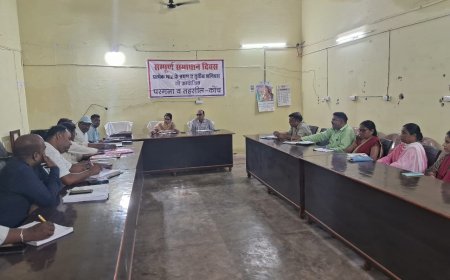 संचारी रोग रोकथाम के लिए विभागों के साथ बैठक कर एस डी एम ने बनाई कार्य योजना