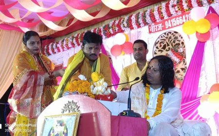 श्रीराम चरित्र मानस कथा का पंचम दिवस, श्रीराम जन्म का प्रसंग सुन झूम उठे श्रोतागण