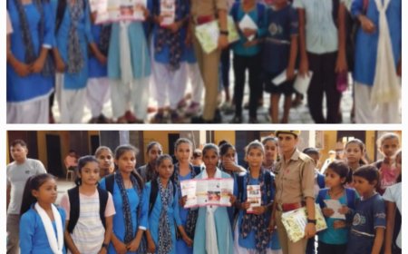 मिशन शक्ति अभियान के तहत महिलाओ एवं बालिकाओं को किया जागरूक