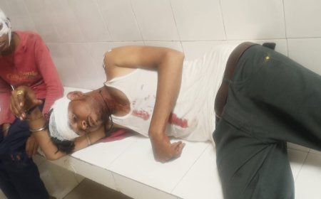 हाइवे पर बेकाबू टैंकर ने पीछे से बाइक में मारी टक्कर, युवक घायल