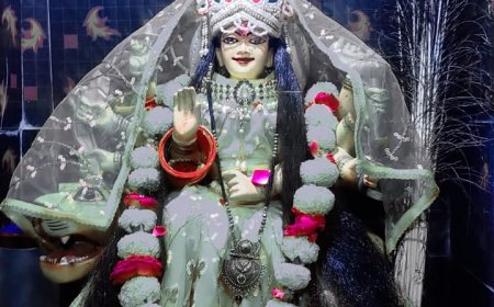 शारदीय नवरात्र - दूसरे दिन मां ब्रह्मचारिणी की हुई पूजा अर्चना