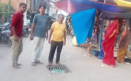 नगर पंचायत की लापरवाही की चलते कभी भी हो सकती है कोई दुर्घटना,