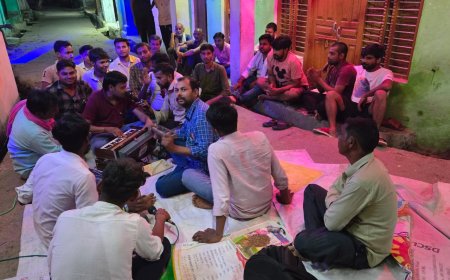 शारदीय नवरात्र में भक्ति भजनों में झूम उठे भक्त