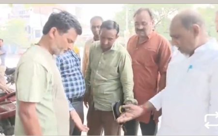 सदर विधायक ने लगाया सड़क निर्माण में भ्रष्टाचार का आरोप