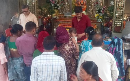 ऐतिहासिक बनखंडी देवी मंदिर में लोगों ने भंडारा का किया आयोजन