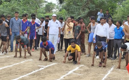 3 दिवसीय जनपदीय एथलेटिक्स खेलकूद प्रतियोगिता का हुआ शुभारंभ