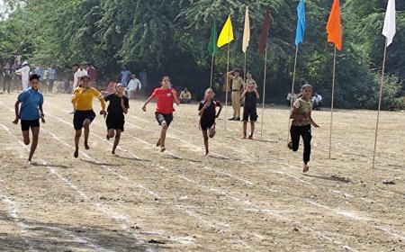 68 वीं जिला स्तरीय एथलेटिक्स प्रतियोगिता के दूसरे दिन बहाया खिलाड़ियों ने पसीना